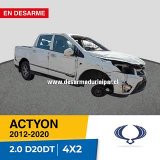 SSANGYONG ACTYON 2.0 D20DT DOHC 16 VALV 4X2 DIESEL 2012 2013 2014 2015 2016 2017 2018 2019 2020 en Desarme