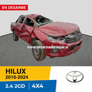 TOYOTA HILUX 2.4 2GD DOHC 16 VALV 4X4 DIESEL 2016 2017 2018 2019 2020 2021 2022 2023 2024 en Desarme