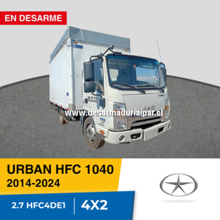 JAC URBAN HFC 1040 2.7 HFC4DE1 DOHC 16 VALV 4X2	DIESEL 2014 2015 2016 2017 2018 2019 2020 2021 2022 2023 2024 en Desarme