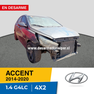 HYUNDAI ACCENT 1.4 G4LC DOHC 16 VALV 4X2 2014 2015 2016 2017 2018 2019 2020 en Desarme
