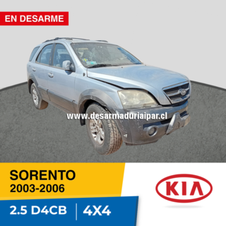 KIA SORENTO 2.5 D4CB DOHC 16 VALV 4X4 DIESEL 2003 2004 2005 2006 en Desarme