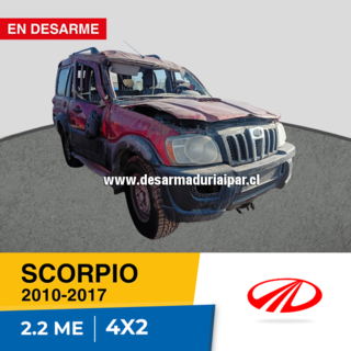 MAHINDRA SCORPIO 2.2 ME EURO V DOHC 16 VALV 4X2 DIESEL 2010 2011 2012 2013 2014 2015 2016 2017 en Desarme