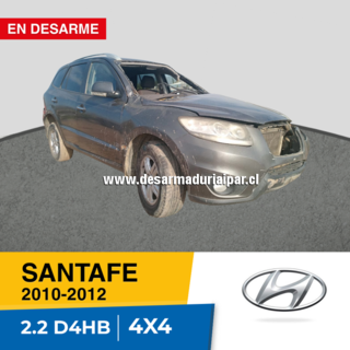 HYUNDAI SANTAFE 2.2 D4HB DOHC 16 VALV 4X4 DIESEL 2010 2011 2012 en Desarme