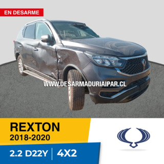SSANGYONG REXTON 2.2 D22Y DOHC 16 VALV 4X2 DIESEL 2018 2019 2020 en Desarme