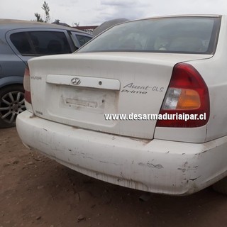 Repuestos y Desarmaduria HYUNDAI ACCENT PRIME 1.5 G4EC DOHC 16 VALV 4X2 2001 2002