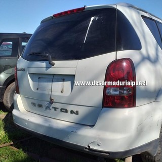 Repuestos y Desarmaduria SSANGYONG REXTON 2.7 D27DT DOHC 16 VALV 4X4 DIESEL 2008 2009 2010 2011 2012