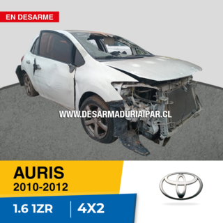 TOYOTA AURIS 1.6 1ZR DOHC 16 VALV 4X2 2010 2011 2012 en Desarme