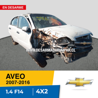 CHEVROLET AVEO 1.4 F14 DOHC 16 VALV 4X2 2007 2008 2009 2010 2011 2012 2013 2014 2015 2016 en Desarme