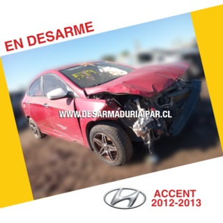 HYUNDAI ACCENT 1.4 G4FA DOHC 16 VALV 4X2 2012 2013 en Desarme