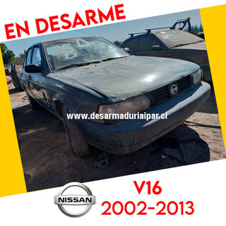 Repuestos y Desarmaduria NISSAN V 16 1.6 GA16 DOHC 16 VALV 4X2 2002 2003 2004 2005 2006 2007 2008 2009 2010 2011 2012 2013