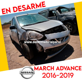 NISSAN MARCH ADVANCE 1.6 HR16 DOHC 16 VALV 4X2 2016 2017 2018 2019 en Desarme