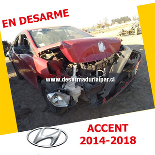 HYUNDAI ACCENT 1.4 G4LC DOHC 16 VALV 4X2 2014 2015 2016 2017 2018 2019 2020 en Desarme