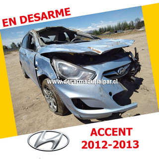 Repuestos y Desarmaduria HYUNDAI ACCENT 1.4 G4FA DOHC 16 VALV 4X2 2012 2013