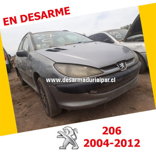 PEUGEOT 206 1.4 10FS SOHC 8 VALV 4X2 2004 2005 2006 2007 2008 2009 2010 2011 2012 en Desarme