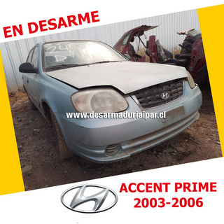 Repuestos y Desarmaduria HYUNDAI ACCENT PRIME 1.5 G4EB SOHC 12 VALV 4X2 2003 2004 2005 2006