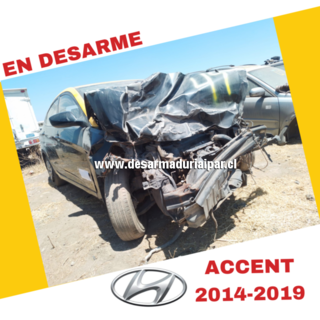 HYUNDAI ACCENT 1.6 G4FC DOHC 16 VALV 4X2 2014 2015 2016 2017 2018 2019 2020 en Desarme