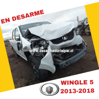 Repuestos y Desarmaduria GREAT WALL WINGLE 5 2.2 GW491 SOHC 16 VALV 4X2 2013 2014 2015 2016 2017 2018