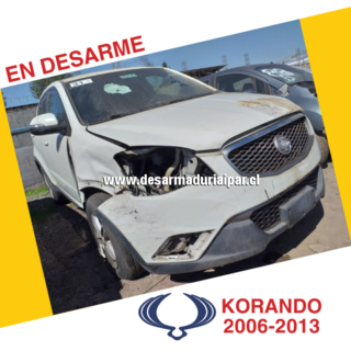 Repuestos y Desarmaduria SSANGYONG KORANDO 2.0 D20DT DOHC 16 VALV 4X2 DIESEL 2006 2007 2008 2009 2010 2011 2012 2013