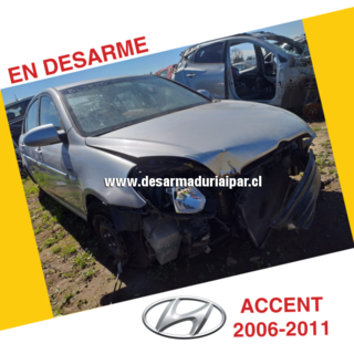 HYUNDAI ACCENT 1.6 G4ED DOHC 16 VALV 4X2 2006 2007 2008 2009 2010 2011 en Desarme