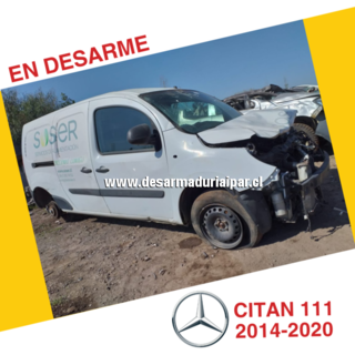 MERCEDES BENZ CITAN 111 1.5 K9KB SOHC 8 VALV 4X2 DIESEL 2014 2015 2016 2017 2018 2019 2020 2021 2022 2023 en Desarme