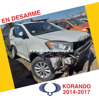 SSANGYONG KORANDO 2.0 D20DT DOHC 16 VALV 4X2 DIESEL 2014 2015 2016 2017 en Desarme