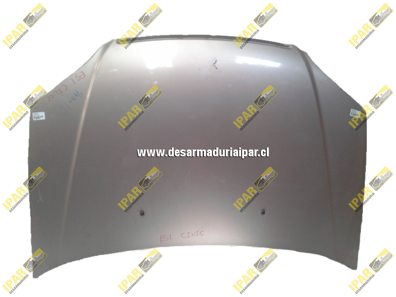 Capot Avant HONDA CIVIC 8 (réf. 60100SMGE00ZZ) - Occasion Bon état, Gris Foncé