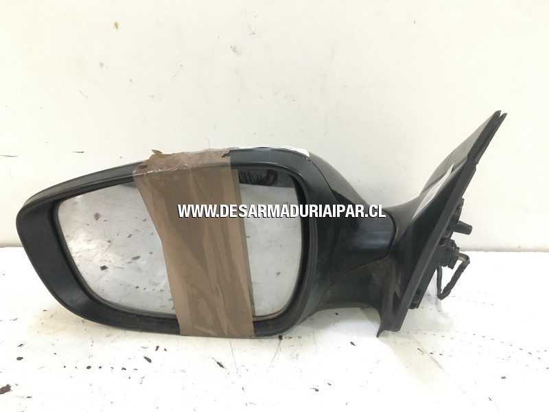 Espejo Lateral Eléctrico Izquierdo (conductor) Para Hyundai Accent 2012-2017, Color Negro, Sin Calefacción Ni Señales - AM Autoparts