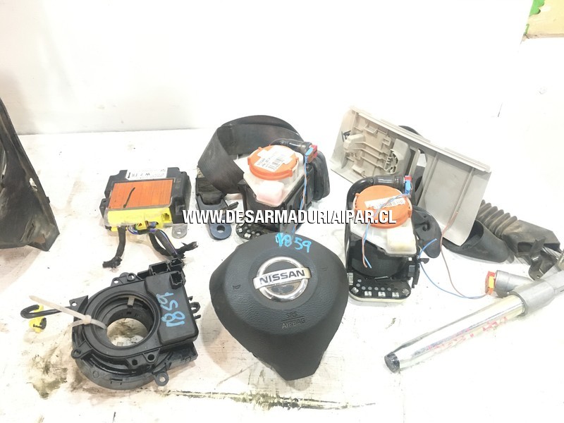 Airbag Kit ID 1859 NISSAN QASHQAI 2.0 MR20 DOHC 16 VALV 4X2 2018 2019