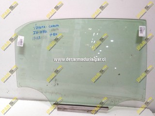 Vidrio Puerta Trasero Derecho Sedan** TOYOTA COROLLA 1.6 3ZZ DOHC 16 VALV 4X2 2009 2010